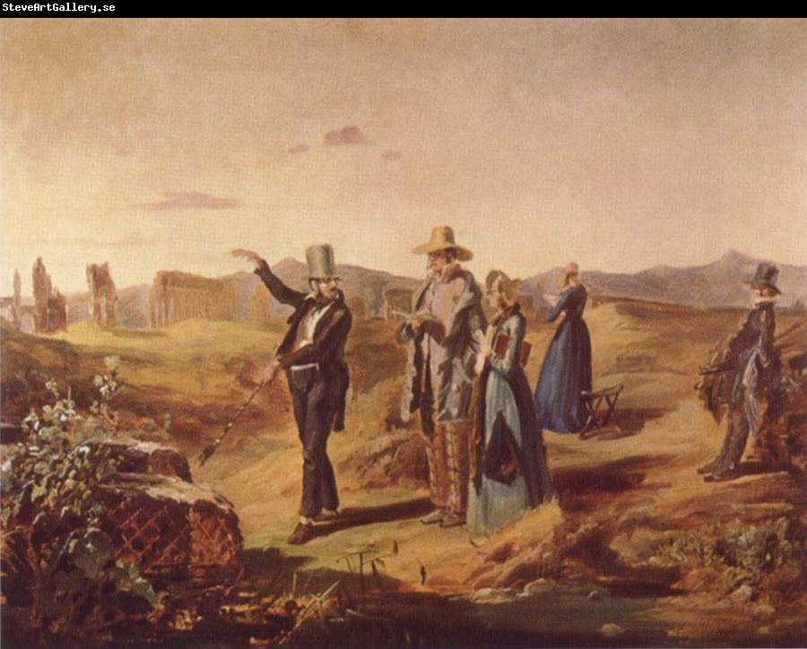 Carl Spitzweg English Tourists in the Roman Campagna